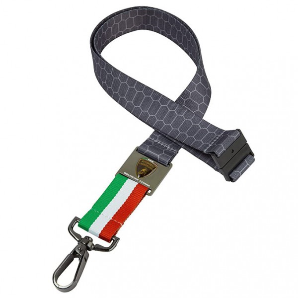 Lamborghini Team Lanyard grey