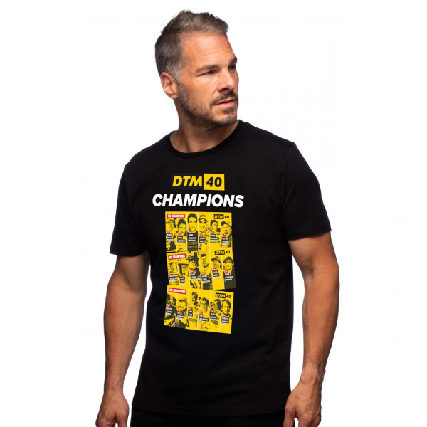 DTM T-Shirt 40 ans Champions noir