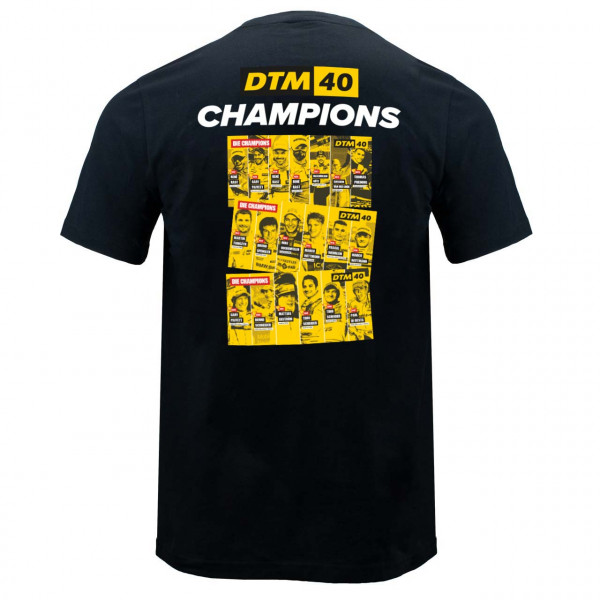 DTM Camiseta 40 años Champions negro