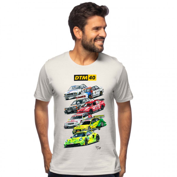 DTM T-Shirt 40 ans Champions blancs